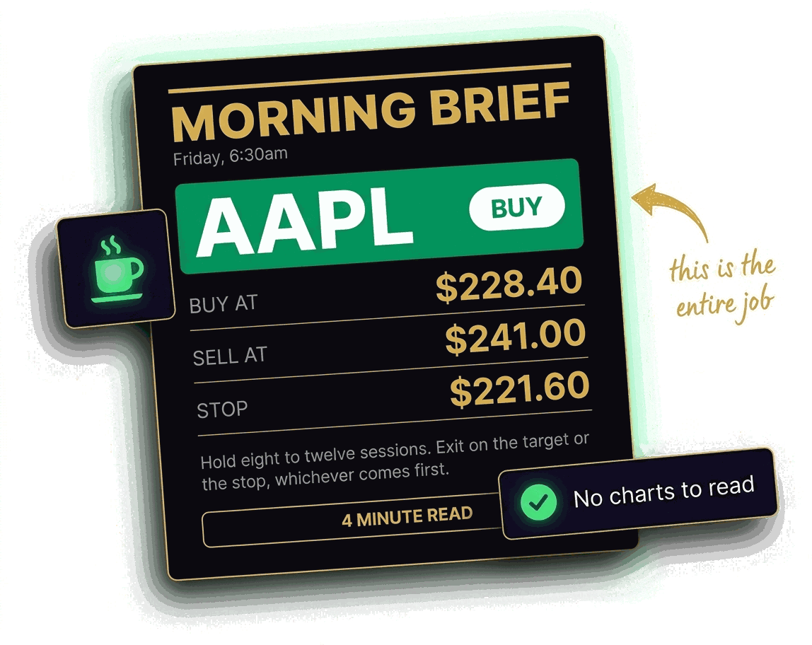 You read one page in the morning
