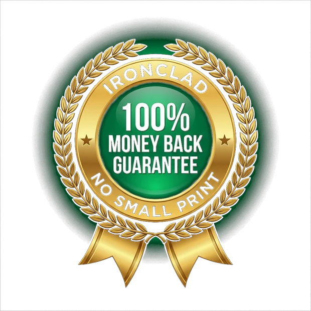 100% money back guarantee